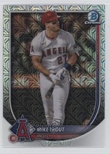 2025 Bowman Chrome Mega Box Mojo Refractor Mike Trout #27 1p0o