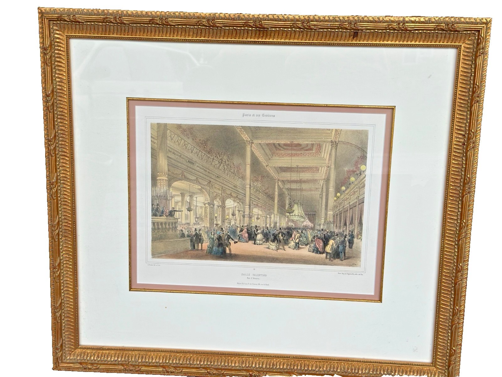 Fine Art Print Maison Martinet "Salle Valentino Rue St. Honoré" c. 1880 thumbnail 2