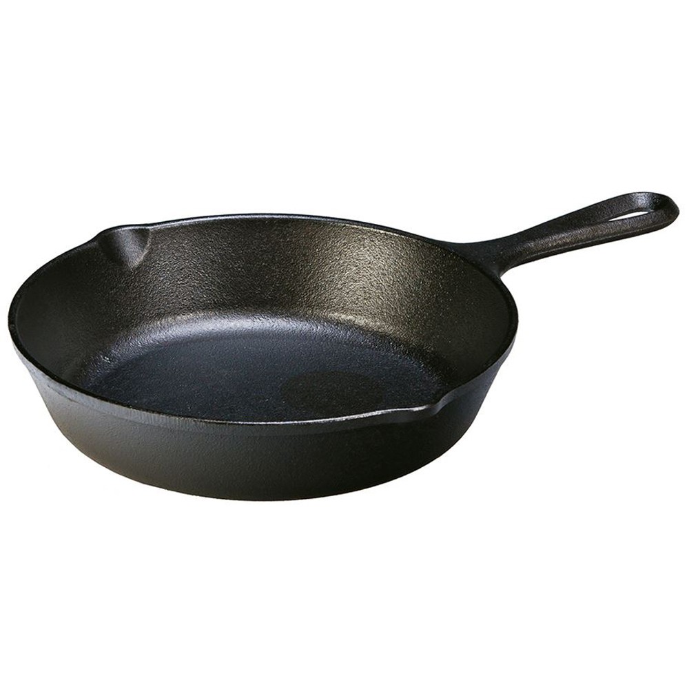 Lodge Cast Iron Round Skillet with Handle 8"" 20cm Foundry Seasoned Oven Safe