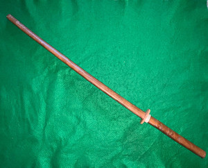 Vintage Wooden Katana Bokken Practice Training Samurai Sword Daito Hard Wood 40"