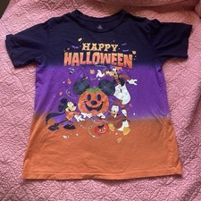 Disney store Kids Mickey Mouse Halloween 100 Cotton Crewneck T-Shirt 10/12
