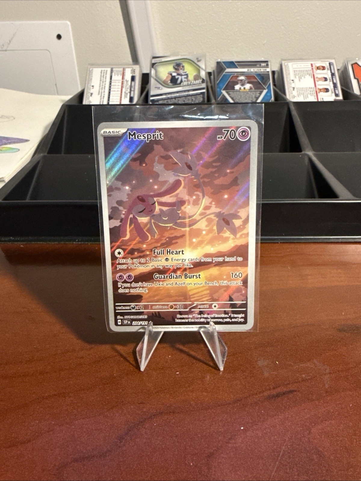 Pokémon TCG Mesprit Illustration Surging Sparks 204/191