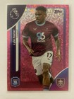 Topps Premier League 2025/2026 Lyle Foster Pink Sparkle Numbered /399 Burnley FC