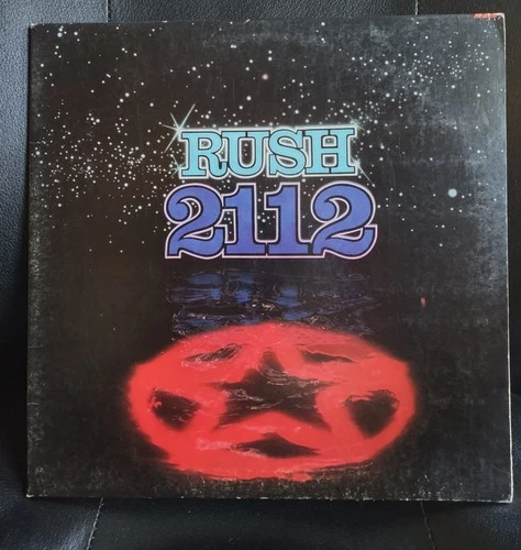 RUSH, "2112" 12" Vinyl Album, 1976 Original Pressing