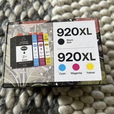  4 Pack New 920XL Ink Combo Fits HP Officejet 7000 6000 6500