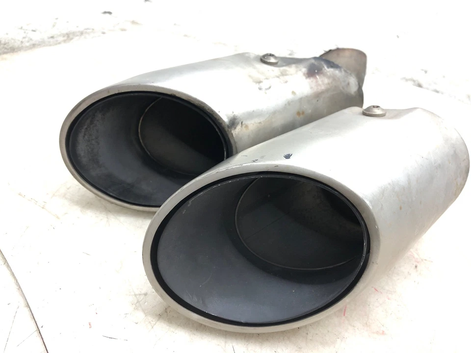 Juego de puntas de extensión de tubo de escape trasero derecho porsche macan 2015-2022 Foto 4 de 4