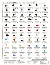 001900501 Extra Fine Watercolor 66-Dot Try-It Card, Multi Color