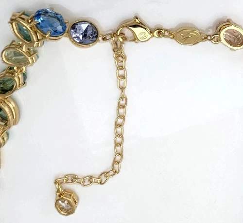 NEW SWAROVSKI Multicolor Gemstones Gema Necklace 5737443 - Picture 3 of 4