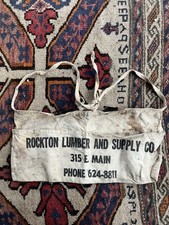 VTG NAIL APRON ~ ROCKTON LUMBER And SUPPLY CO. 315 E. Main Phone 624-8811