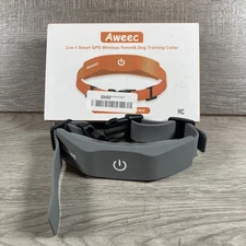 Aweec Smart GPS Wireless Fence And Dog Training Collar, Grey - MISSING PARTS