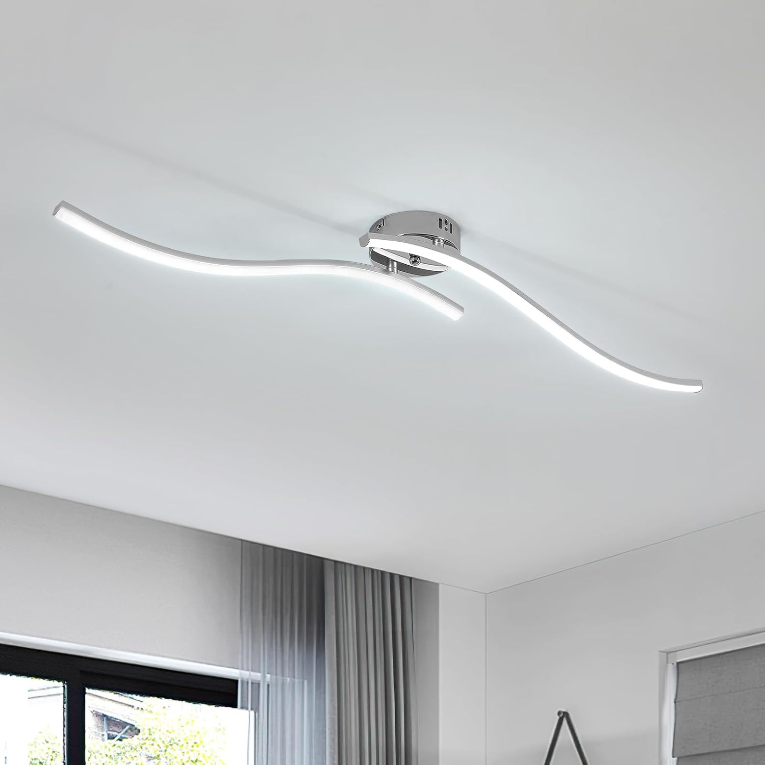Plafoniera LED Moderna 30W 2700LM: Lampadario Design per Interni