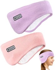 Pcs Double-layer Ear Warmer for Kids Headband-knit Winter Ear 2 Macaron Color