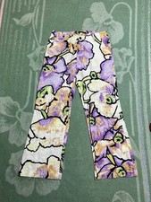 VINTAGE ROBERTO CAVALLI JUST CAVALLI FLARED FLOWERS 27 PANTS SWEATPANTS