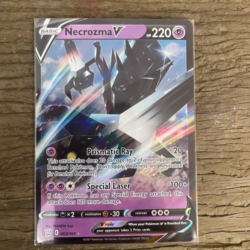 Necrozma V 063/163 Battle Styles Full Art Ultra Rare Holo Pokemon TCG Card NM