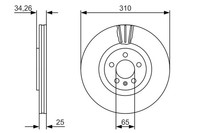 2X Bosch 0 986 479 642 Bremsscheibe FüR VW Audi Seat