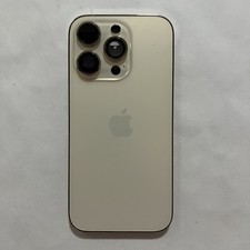 Original Back Glass Housing Cover Frame Replacement For iPhone 14 Pro Gold