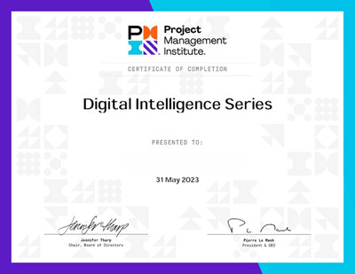 Digital Intelligence Series Project Management Institute PMI PDU Learn Transform