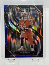 Joe Burrow 2024 Panini Select Black & Blue Prizm Shock Premier Level Bengals