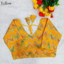 Saree Blouse Readymade Designer Sari Choli Indian Party Wear Bollywood Dress