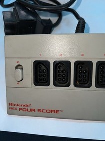 Nintendo NES Four Score 4 Player Controller Attachment Adapter Accessory. Tested