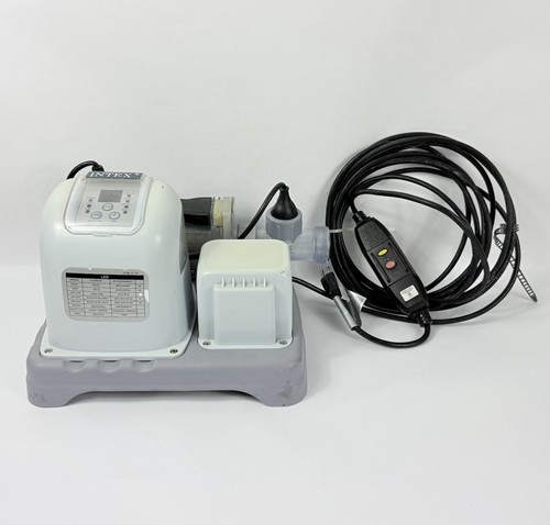 Intex Krystal Clear Saltwater System Pool Filter Pump CS8110 15000 Gallons Works