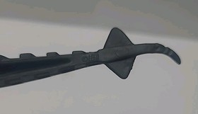 RARE LEGO MINIFIGURE, Dinosaur Mutant Lizard Raptor Black Blue Dino Attack 7296