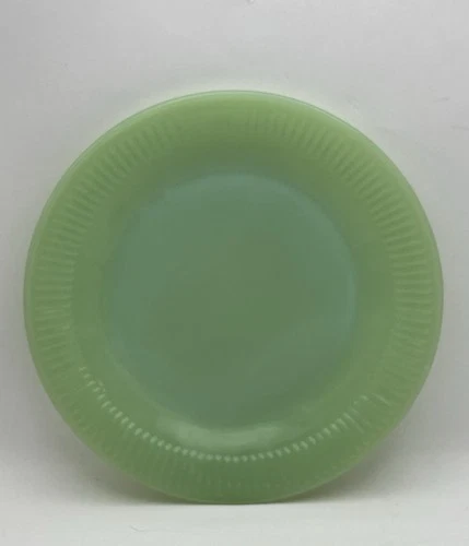 Fire King Jadeite Jane Ray Salad Plate, Original Vintage  7 3/4"