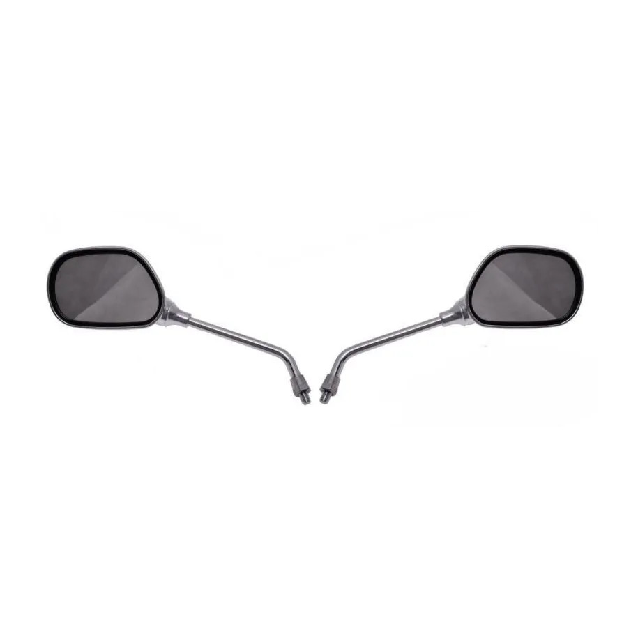 Miroir ovale chrome M8 pour salle de bain au design élégant et moderne
