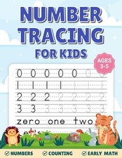 Number Tracing for Kids Ages 3-5: Help Your Child Trace Numbers 1  100 and...