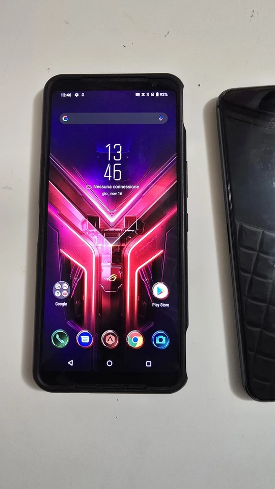 asus rog phone 3 Strix gamer 8gb ram 256gb blocco x2 legge sotto - Immagine 3 di 4