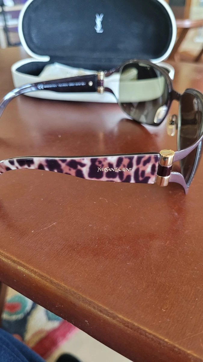 小物 Saint Laurent sunglasses YSL y2k archive Saint Laurent Acetate Cellulose Square Sunglasses Black in Acetate
