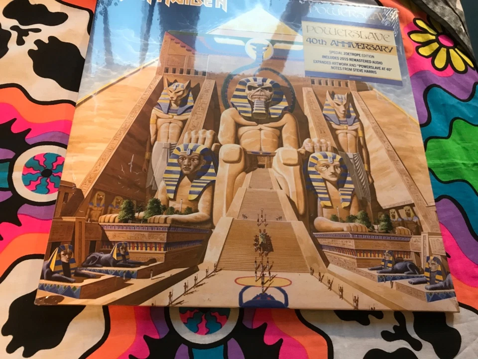 Iron Maiden 👹 Powerslave 👹 40th Anniversary Special Zoetrope Edition Vinyl - Bild 3 von 4