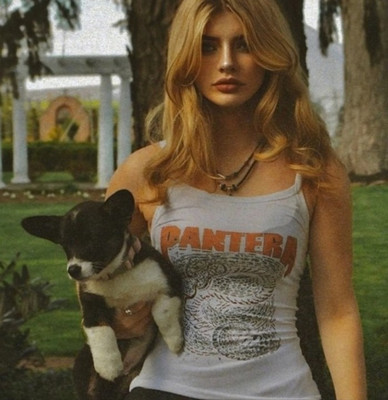 Pantera tank top Vintage Logo Ribbed Pantera  crop Top Pantera shirt size  Snake
