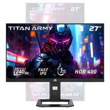 TITAN 27inch Gaming Monitor,2K,2560 1440,16:9,240Hz,1500:1 Computers Gaming PC