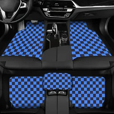 Automobile universal floor mat checkerboard floor mat mosaic grid car floor mat 