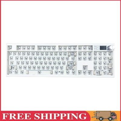 GMK67 75% Mechanical Keyboard Kit Gasket BT5.0/2.4G/Wired Hot Swap (White)