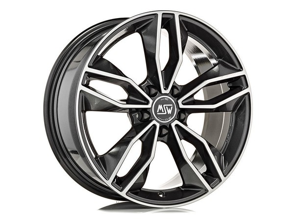 "Felge Legierung FüR Volkswagen Passat 7,5J17 \" 5X112 45 57,10 MSW 71 Gloss Ab"-image