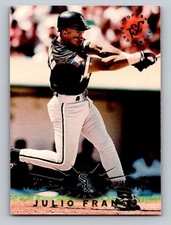1995 Stadium Club #122 Julio Franco Virtual Reality
