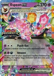 Espeon ex 034/131 Prismatic Evolutions Stamped Promo