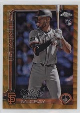 2025 Topps Chrome Gold Wave Refractor 8/50 Grant McCray #116 07m7