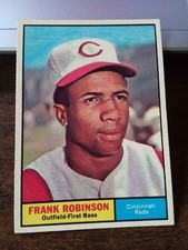 1961 TOPPS #360 FRANK ROBINSON - REDS -  EX/MT