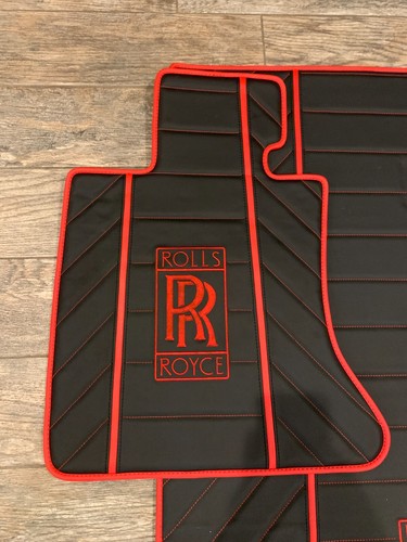 NEW 2009-2019 Rolls Royce Ghost, Dawn, Wraith, Phantom Eco Leather Floor Mats - Picture 2 of 6