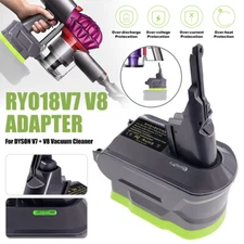 Battery Adapter For Ryobi 18V Li-ion Battery Convert To Dyson V7 V8 Vacuum Clean
