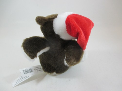 LOT braune Weihnachtseule WEICHE Punkte KLANG Jingle Bell Musik PLÜSCH Ganz Santa - Bild 4 von 7