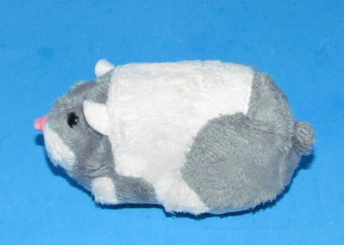 Zhu Zhu Pets 2008 "Jinx" Gray White Moving Hamster Works L@@K - Imagen 4 de 6