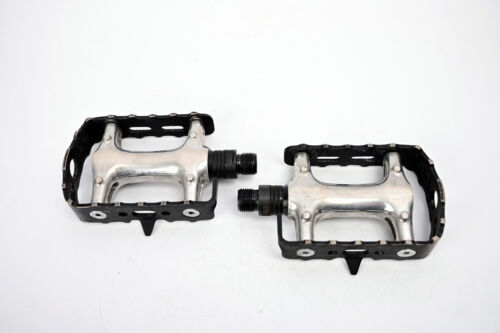 Vintage Shimano Deore PD-MT61 Pedals Platform Mountain MTB BMX 9/16" Japan