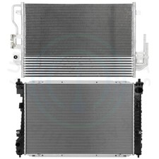 Radiator & Condenser Cooling Kit For 2008-11 Mazda Tribute Ford Escape 3.0L V6