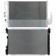 Radiator & Condenser Cooling Kit For 2008-11 Mazda Tribute Ford Escape 3.0L V6