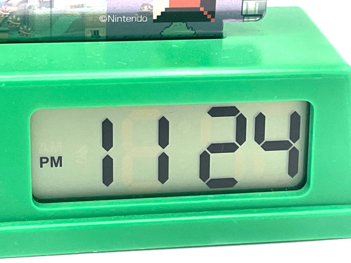 SUPER MARIO BROS. 35th アラームクロック Super Mario Bros. 35th Ihiban Kuji Prize B Game Sound Alarm Clock