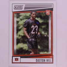 2022 Score Football NFL Daxton Hill RC #366 Bengals